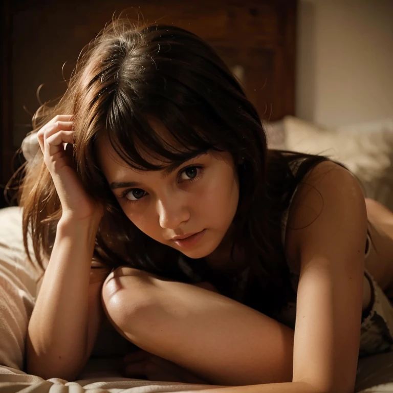 A girl having sex