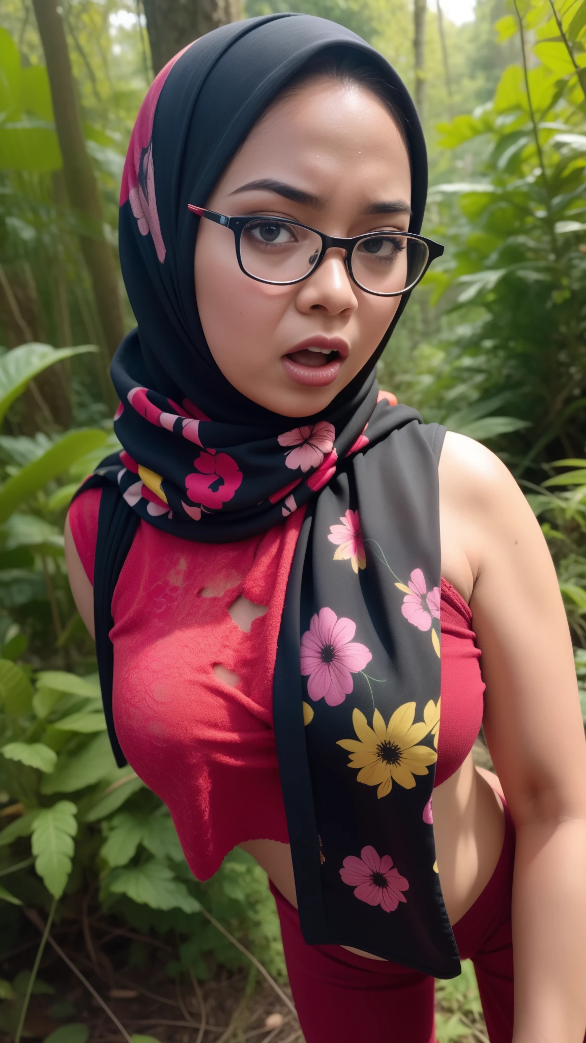 Fat ass "Plumpers", (Spectacles), ("Rainbow Hijab Floral pattern Naked"), "Long Tongue", (Anger), (Anger), (Anger), (Anger), "G-String & Thong", "Oki Setiana Dewi", "Spectacles", ("Rainbow Hijab Floral pattern Naked"), Chubby Wearing Lace Bra & Short Hairy Pussy, "Facial expression in anger", "Rainbow", "Red Lips", "Bokeh" My ass is huge Being in the forest, "Very angry facial reaction", (Heavy Huge Breasts Tits)