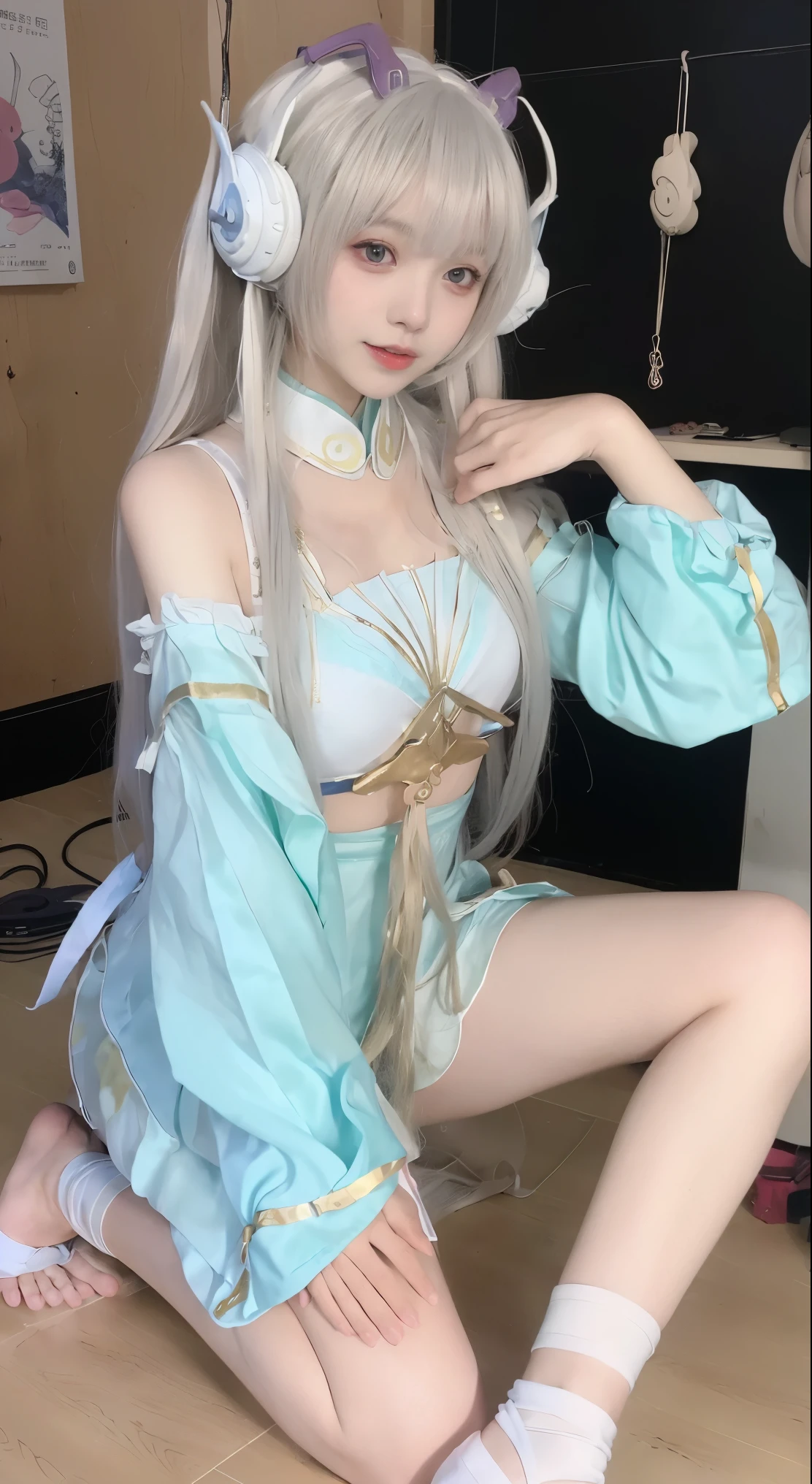 Beutiful women,peerless appearance,、((beats开并绑住双))、((Tie your legs to your open legs))、((uneasy))、((locks))、(((Hands tied up with rope and hung up,nakenes ,Upper body clothes,lowerbody,beats,jade foot,被beats,asul body lesbian,用棍子beats,The kinky is exposed