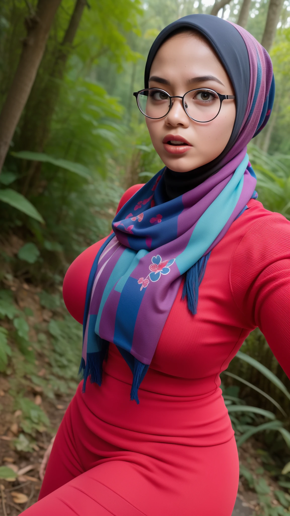 Fat  ass "Plumpers", (Spectacles), ("Rainbow Hijab Floral pattern Naked"), "Long Tongue", (Anger), (Anger), (Anger), (Anger), "G-String & Thong", "Oki Setiana Dewi", "Spectacles", ("Rainbow Hijab Floral pattern Naked"), Chubby Wearing Lace Bra & Short Hairy Pussy, "Facial expression in anger", "Rainbow", "Red Lips", "Bokeh" My ass is huge Being in the forest, "Very angry facial reaction", (Heavy Huge Breasts Tits)