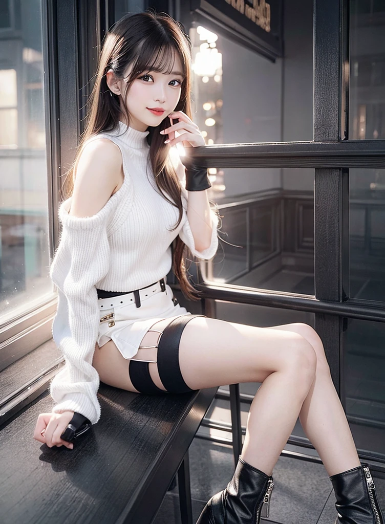 nsfw, (thigh-high knee socks:1.2), (short skirt: 1.3), (brazzier:1.3), (ulzzang:1.3), (full body: 1.3), (pussy: 1.3), on the valley, (view from front:1.2), close-up shot, hairpin, blue circle lens, purple hair, glamorous, (large breasts:1.2), (big pelvis:1.2), makeup, seductive smile, 85mm, masterpiece, textured skin, super detail, masterpiece, best quality,  platinum necklace, cute, (dynamic lighting:1.2), cinematic lighting, delicate facial features, detailed eyes, sharp pupils, realistic pupils,