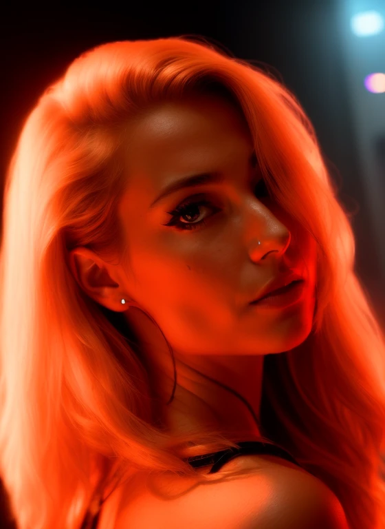 a cinematic image of a terminator woman
