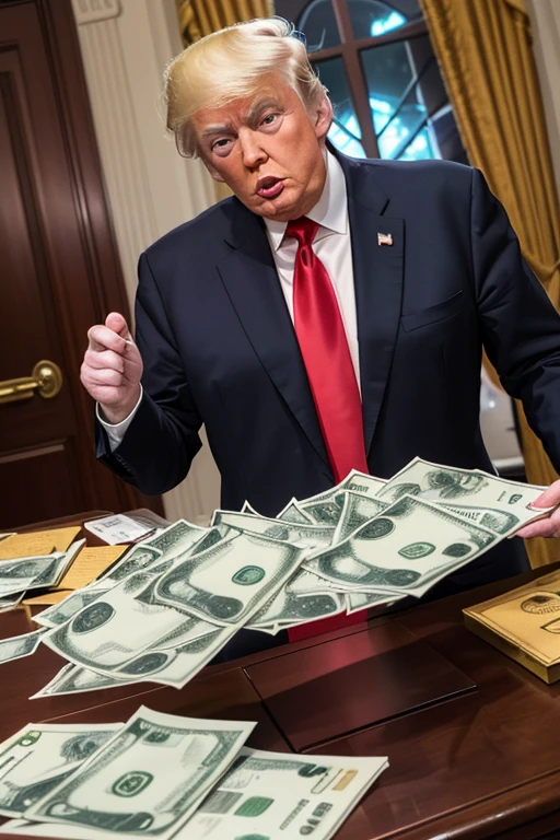 Donal Trump shocking when he see 8400 dollar 💵 payment 