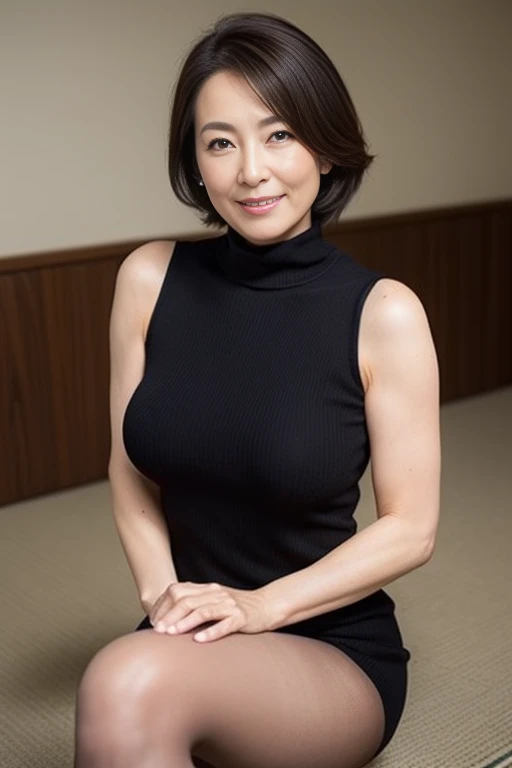 japanese older mature nude tits Japanese mature, (alone), 60 years old, (wrinkles around the eyes - SeaArt  AI
