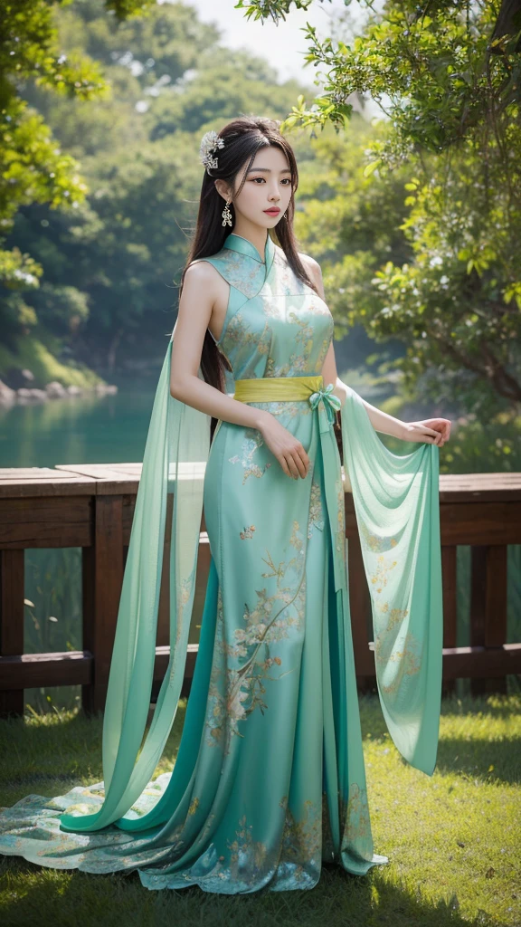 Alafi woman in dress posing in garden, a beautiful fantasy empress, royal elegant pose, ((a beautiful fantasy empress)), beautiful goddess, Oriental Fantasy, goddess of Japan, tall thin beautiful goddess, chinese princess, Sexy Girl, stunning elegant pose, huge stunning goddess shot, gorgeous chinese model, beautiful oriental woman, asian nymph bald goddess, Sexy Pose