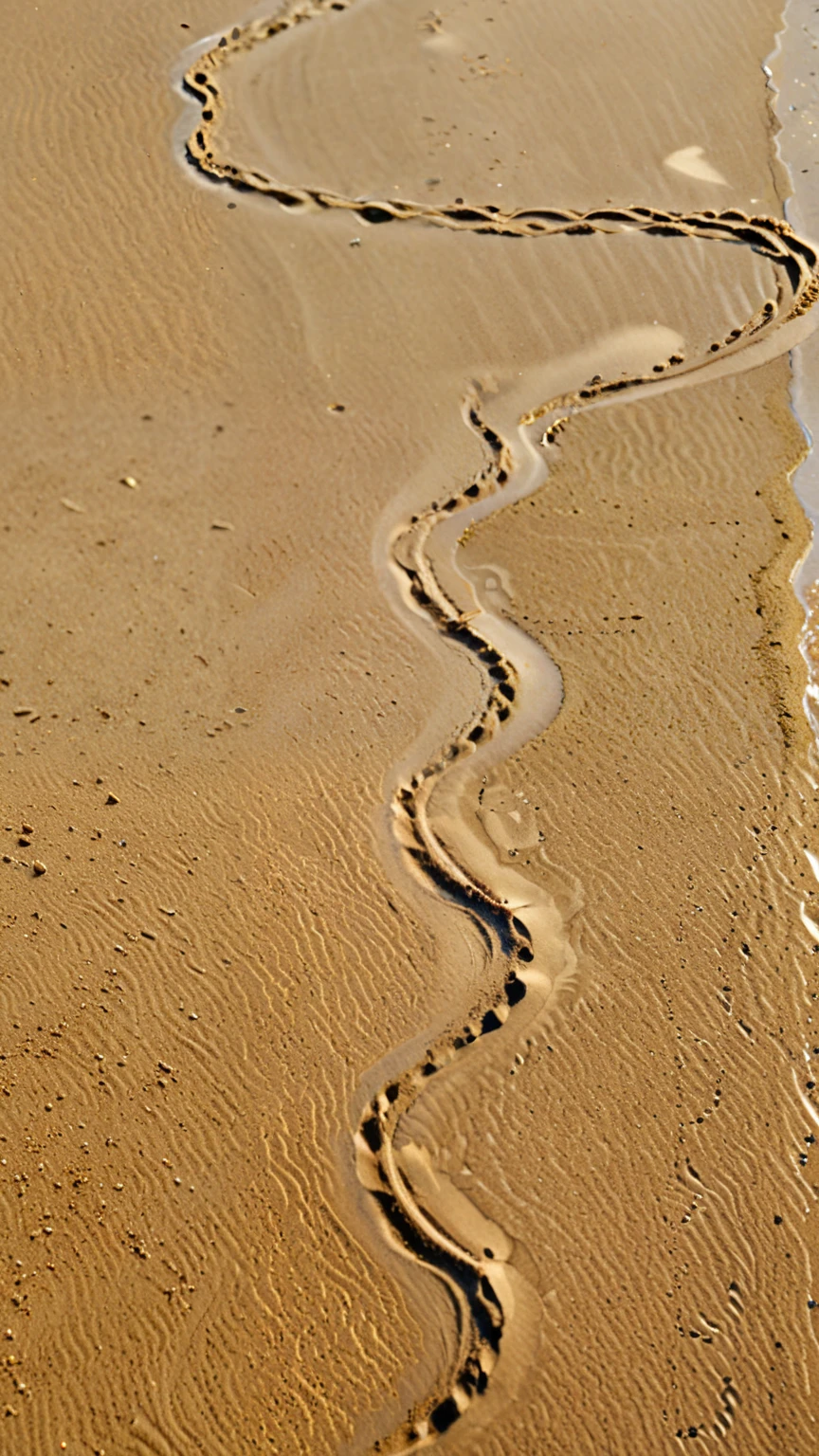 Sand beach, close-up
