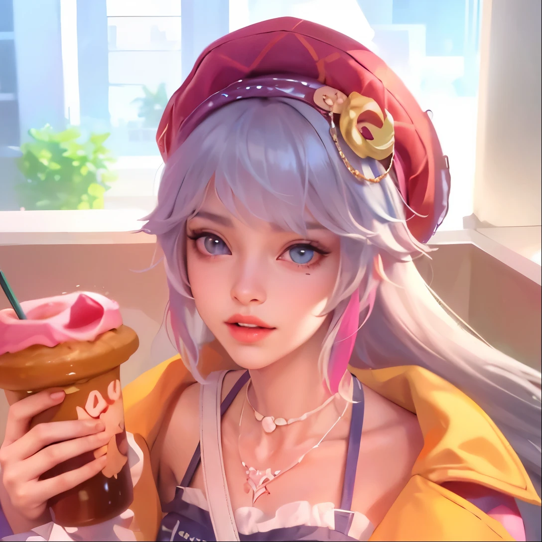 (hyperrealistic), (illustration), (high resolution), (8K), (extremely detailed), (best illustration), (beautiful detailed eyes), (best quality), (ultra-detailed), (masterpiece), (wallpaper), (detailed face), solo 1 girl, white wavy hair, korean, heterochromic eyes, small moles under the eyes, loose white shirt, yoga pants, big breasts, long legs, tight abs, camel toes, dynamic pose