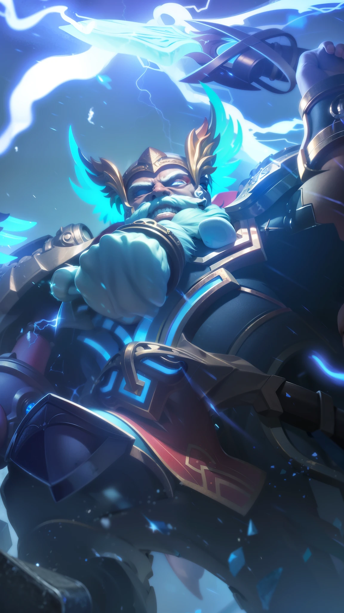 masculine male, masterpiece, ((perfect eyes)) best quality, (semirealism:1.9), beautiful lighting, (extremely detailed CG unity 4k fhd wallpaper), High Detail, Sharp focus, dramatic outdoors,40 years old, brown short hair, blue eyes, smile, Boy with two big horns, big earrings on ears, elf ear, red eyes, Thick eyebrows, evil smile, grinning,red body, red face, Burning skin, yellow diamonds glistening on chest, burning red skin,golden robe behind, big white belt , 8k , realistic, scary.