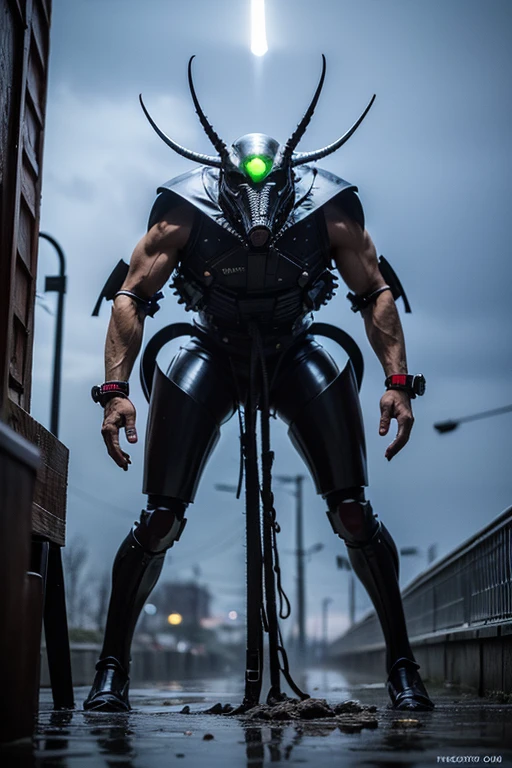 {(surreal pictures)},((highest quality)),((16K)),monster,((A monster with a human head and a disc body.)),crazy,stome,tornado,humanic ufo ,blur,the body drips a lot of water,giant red eye,(photo realistic1.2),(wet texture 1.5),detailed texture,Mechanical devices,gear,residential street,(apper body human),(lower body mantis),predetor,in Tokyo,out side,Human face,bloody,demon,Demon-like