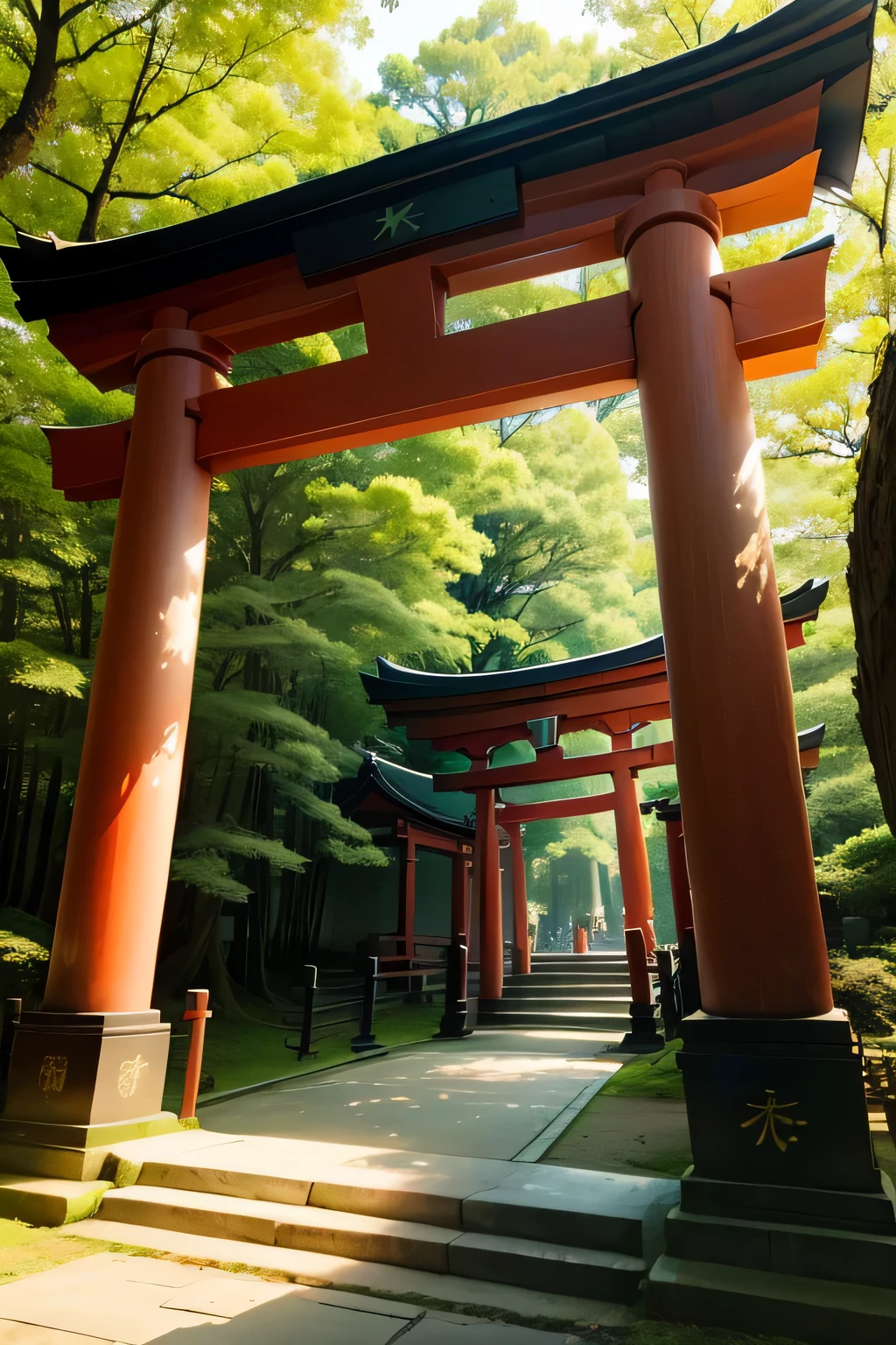 Sacred, Shining torii gate famous for matchmaking
