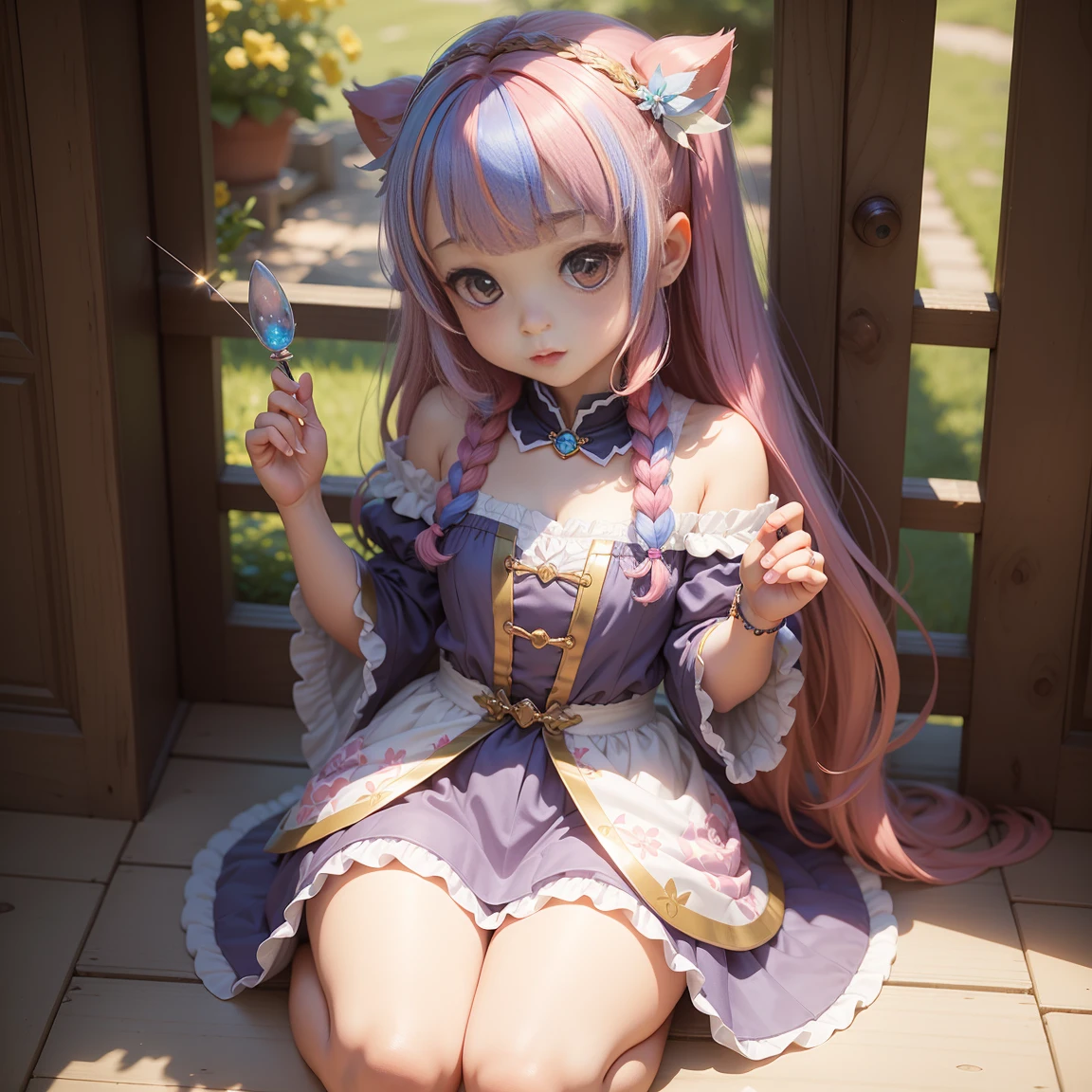 beautiful girl、I、ultra precision、Accuracy、Nendoroid、Little、Multicolored hair color、cute、fantasy、fairy tale、magical land