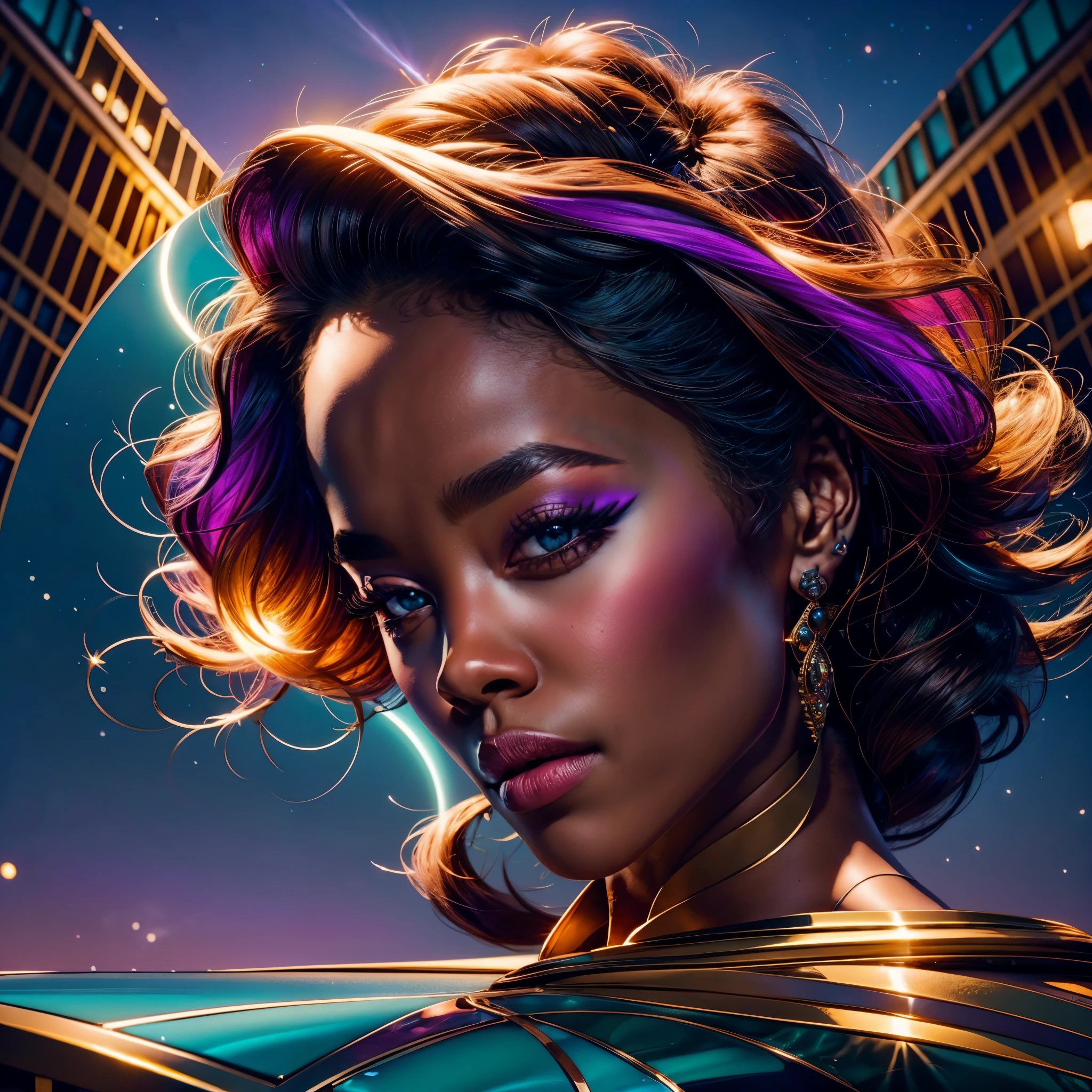 a mature street dancer, beautiful detailed eyes, beautiful detailed lips, extremely detailed face, longeyelashes, dynamic pose, dancing in the street, urban environment, neon lights, vibrant colors, cinematic lighting, 8k, ultra-detailed, (best quality,4k,8k,highres,masterpiece:1.2),ultra-detailed,(realistic,photorealistic,photo-realistic:1.37),HDR,UHD,vivid colors,concept art