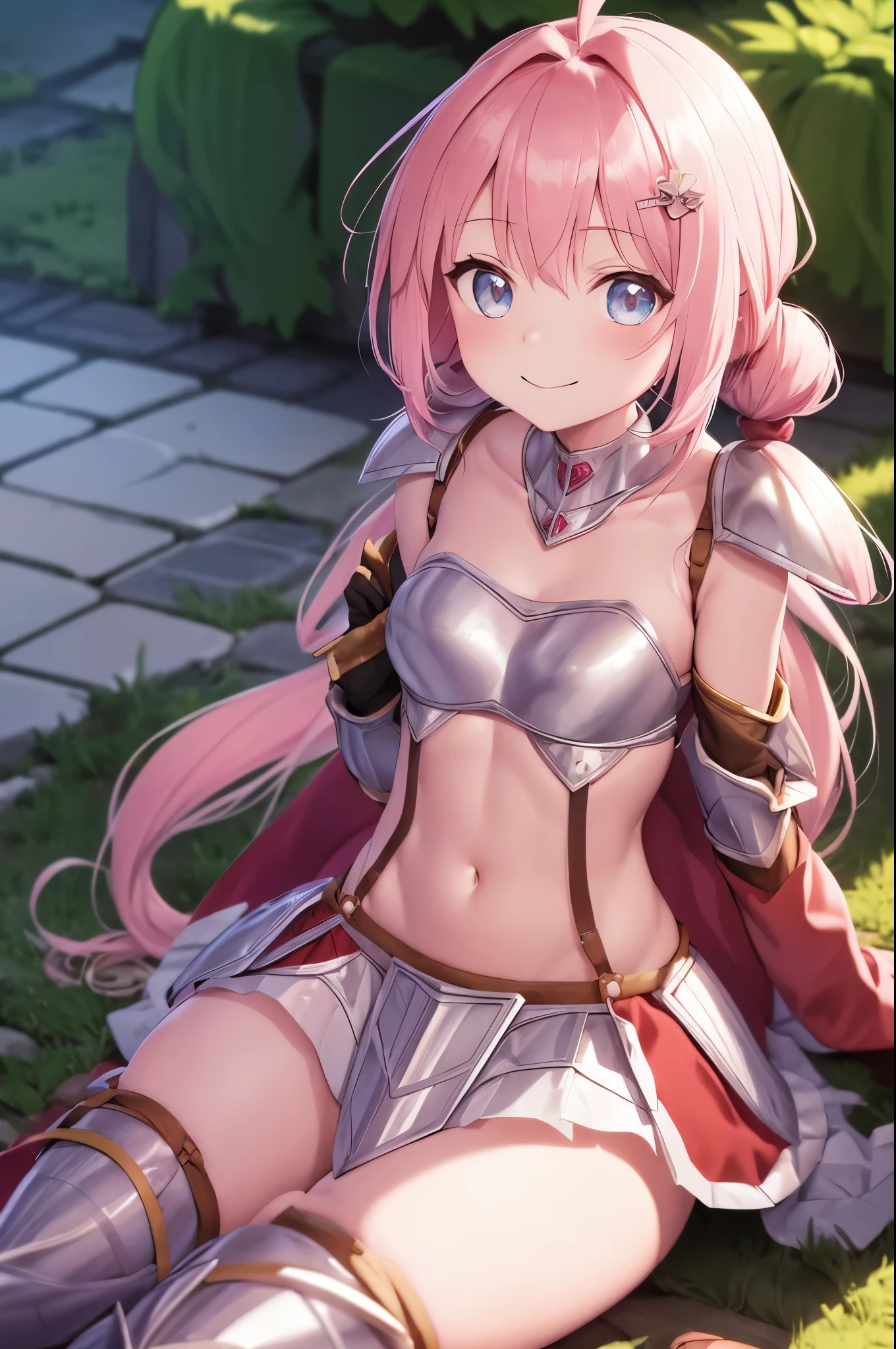 (masterpiece:1.2), (highest quality:1.2), perfect eyes, perfect face, perfect lighting, middle ages, bed, 1 boy,red hair, red eye, Braid Styles, spiked hair, blunt bangs, long hair, a braid, Ahoge, ((((white bikini armor)))), cute eyes, medium breast, glaring, open mouth, ((from above)), ((front)), arms behind back, Vivid depiction, ((spread legs)), orgasm, scared, , ((abs)) ahegao, smile+happy, fang, spoken heart, ((face close up))