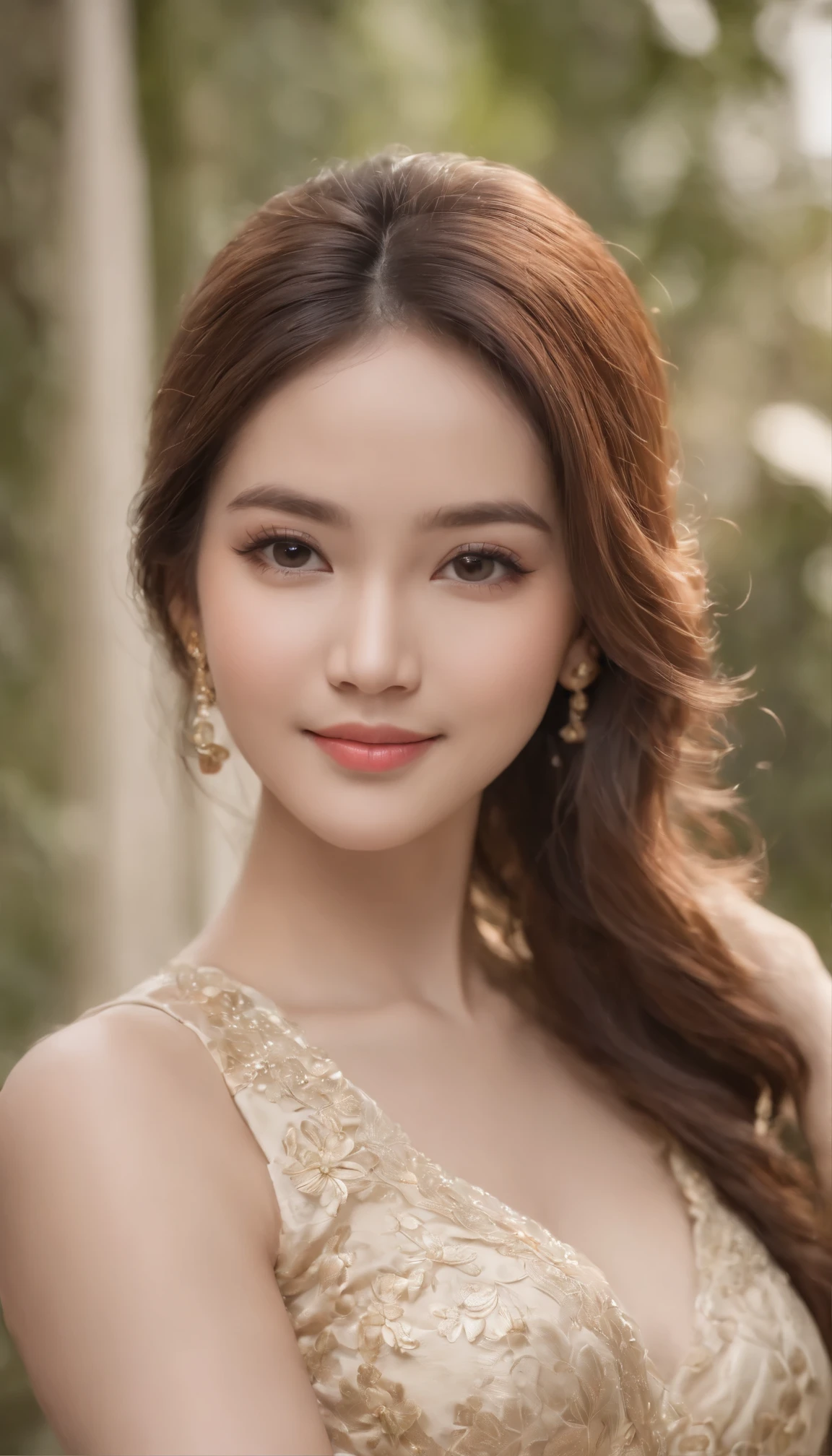 myth,argent,kebaya,Scroll,batik,sleeveless, treasure,universe, face the camera, smile, 19 year old girl, cute girl, beautiful girl, indonesian model, white healthy skin, delicate eyes, tied-up hair, ethnic earrings, gold tiara, full body photo, (sexy body:1.2), (slim waist:1.2), product photo shot, holding a small can