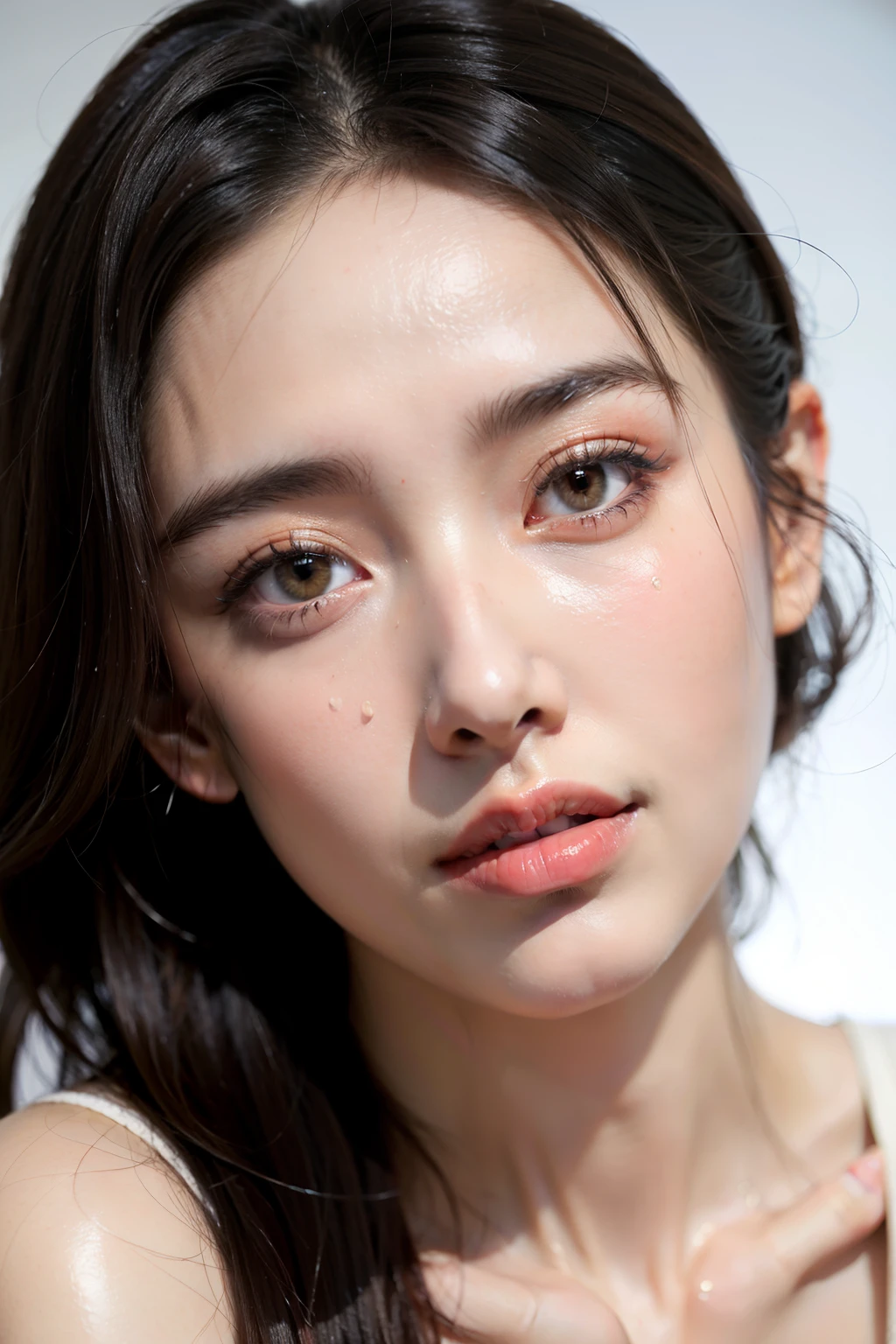 ((best quality)), ((masterpiece)), (detailed), perfect face, naked, sweaty, hot, cum