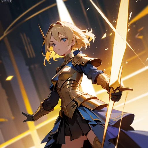 La Valkyrie la plus connue, aux cheveux d'or et à l'armure flamboyante. Elle est déterminée et courageuse, menant les Valkyries avec fermeté.