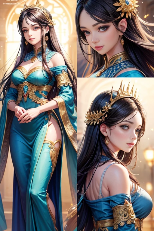 a girl standing in the middle of day and night, day on one side of the water, night on the other, (best quality,4k,8k,highres,masterpiece:1.2),ultra-detailed,(realistic,photorealistic,photo-realistic:1.37),extremely detailed eyes and face, beautiful detailed eyes, beautiful detailed lips, longeyelashes, detailed water reflection, dramatic lighting, serene atmosphere, vibrant colors, ethereal, surreal, fantasy, digital art