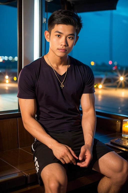 Pirate, , age 25, Thai, handsome, Thai. have The aircraft carrier night