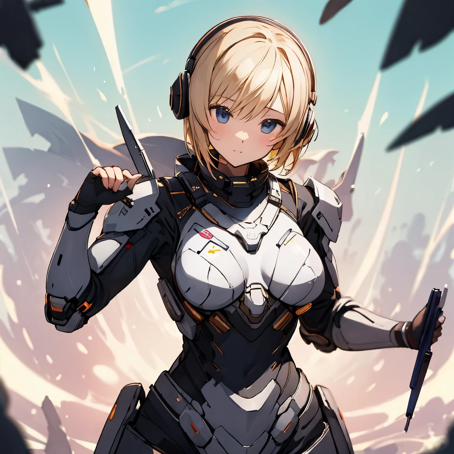 Anime with technological armor 