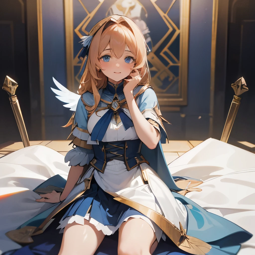 Une Valkyrie douce et bienveillante, aux pouvoirs curatifs. Elle soigne les blessures des guerriers et les guide vers l'au-delà.