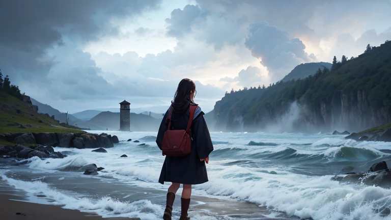 Lúcia began her journey in a small village, where days were simple and relationships were built on trust and mutual support. However, a series of unfortunate events led her to move away from this welcoming environment. One day, while exploring unknown lands, she found herself in the middle of a raging storm that completely disoriented her.