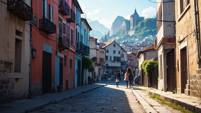 In a world where vibrant cities and picturesque landscapes coexist with the darkest and most unknown corners, there lived a person called Lúcia. She was a wandering soul who had lost her way, not just geographically, but also in her search for purpose and meaning.