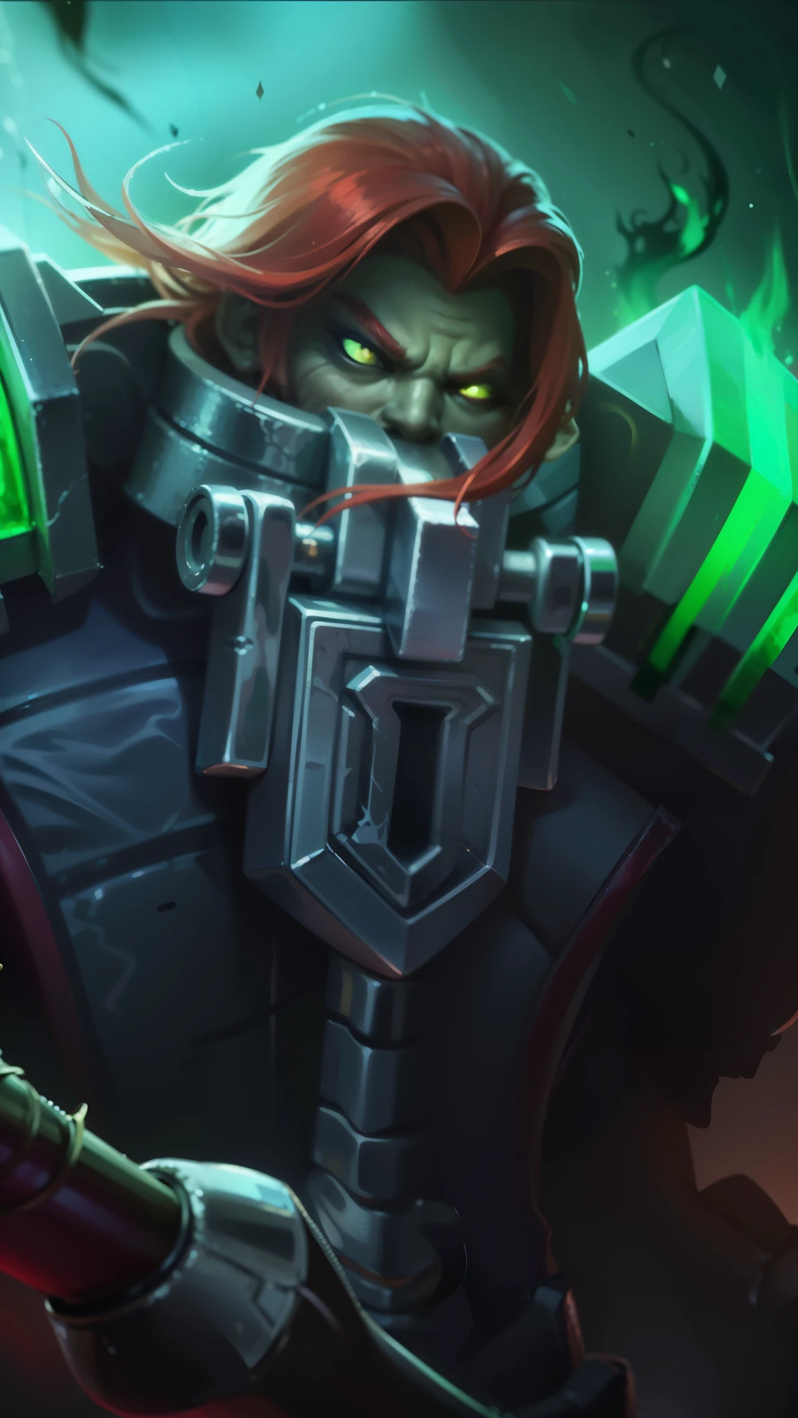 masculine male, masterpiece, ((perfect eyes)) best quality, (semirealism:1.9), beautiful lighting, (extremely detailed CG unity 4k fhd wallpaper), High Detail, Sharp focus, dramatic outdoors,40 years old, brown short hair, blue eyes, smile, Boy with two big horns, big earrings on ears, elf ear, red eyes, Thick eyebrows, evil smile, grinning,red body, red face, Burning skin, yellow diamonds glistening on chest, burning red skin,golden robe behind, big white belt , 8k , realistic, scary.