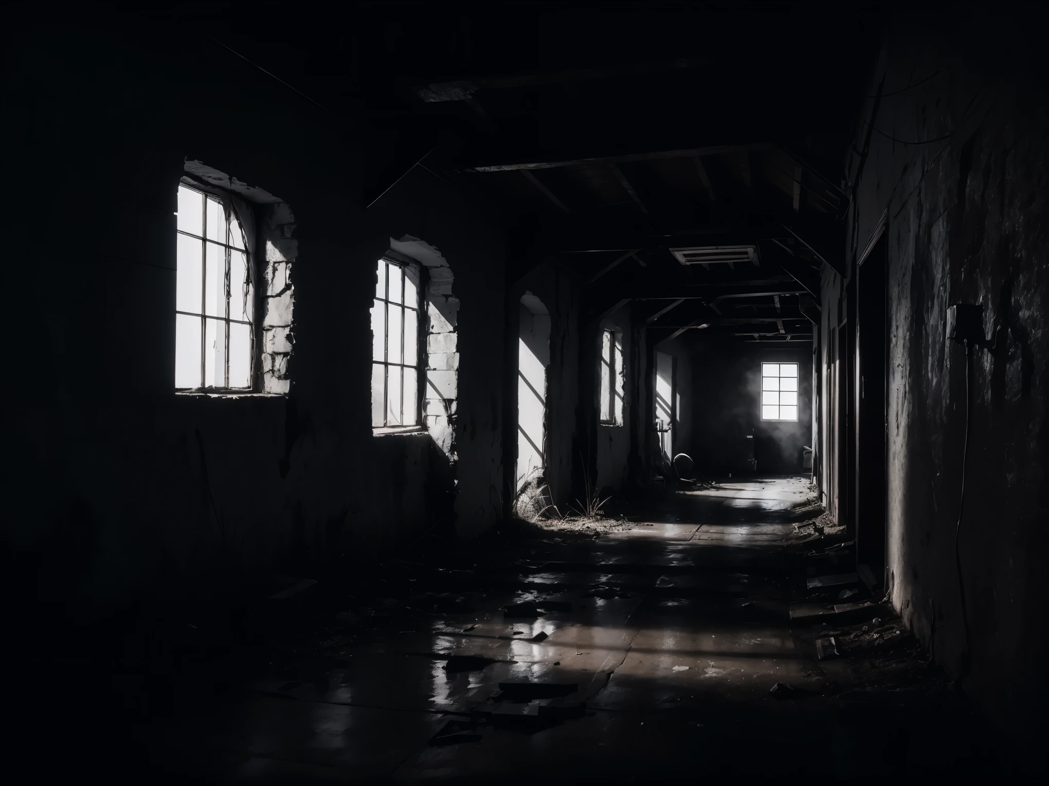 Eerie Places,Red filter