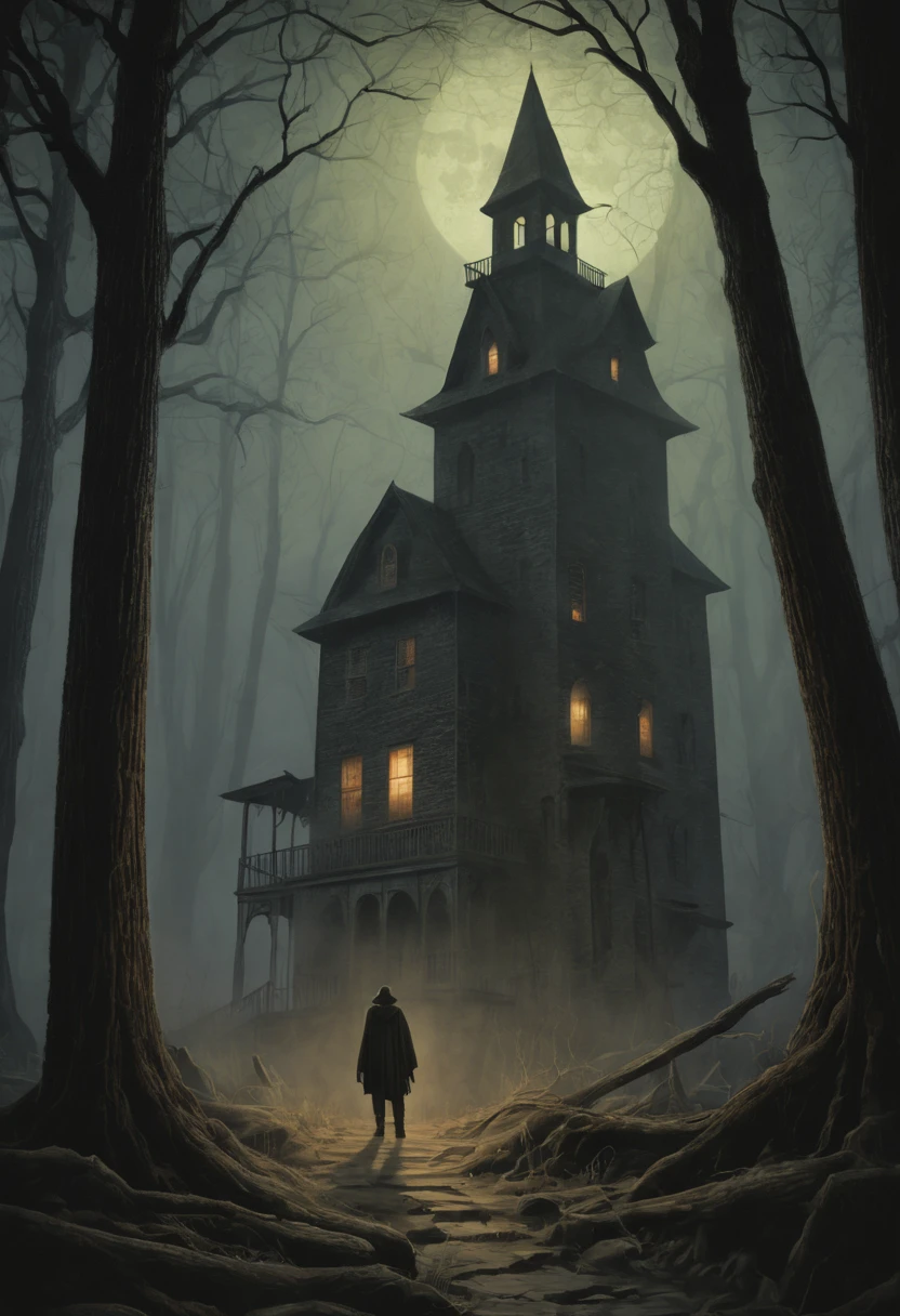 Eerie Places, by Alyssa Lazer (Aliza Razell), best quality, masterpiece, 8k