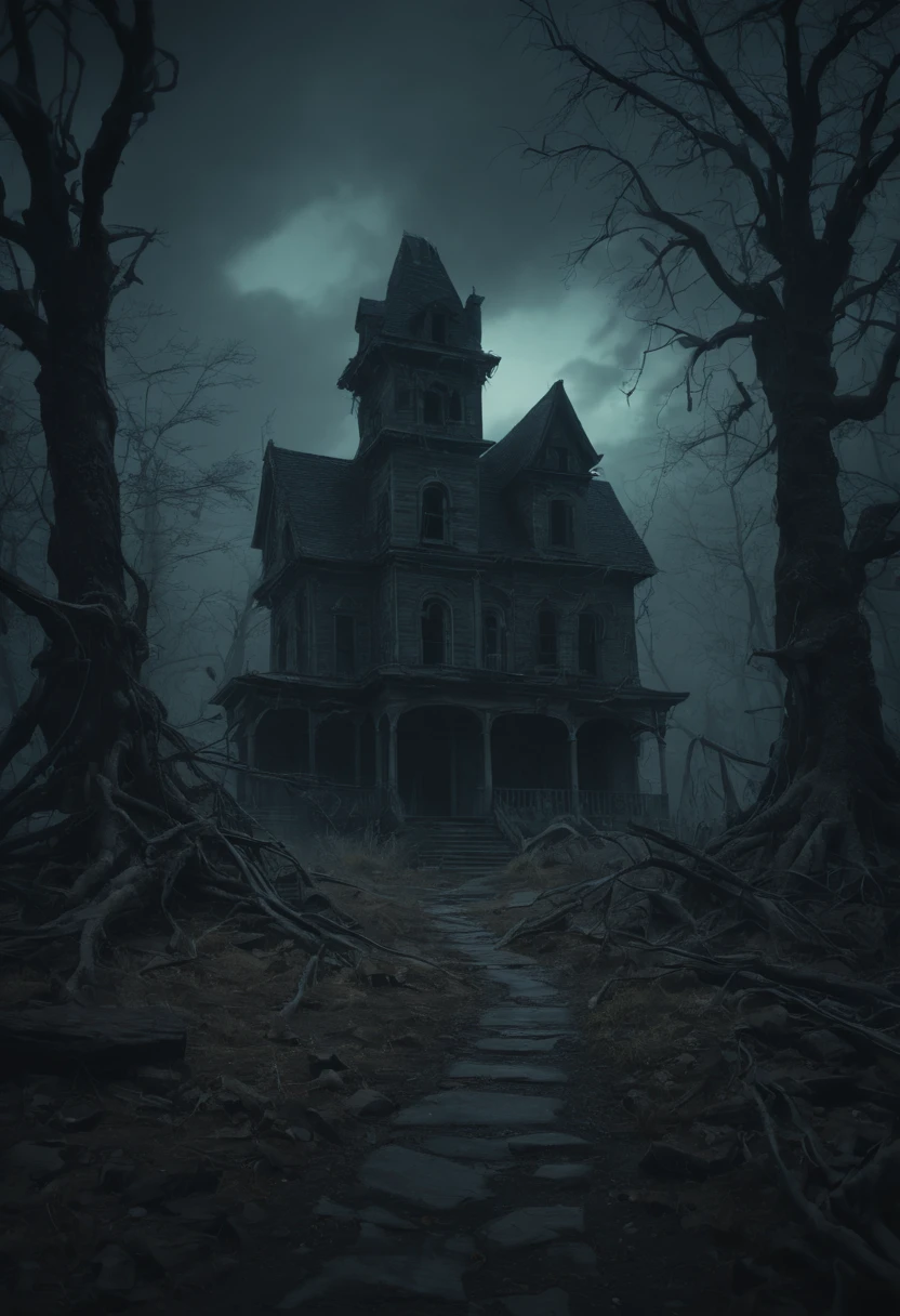 Eerie Places, by Alyssa Lazer, best quality, masterpiece, 8k