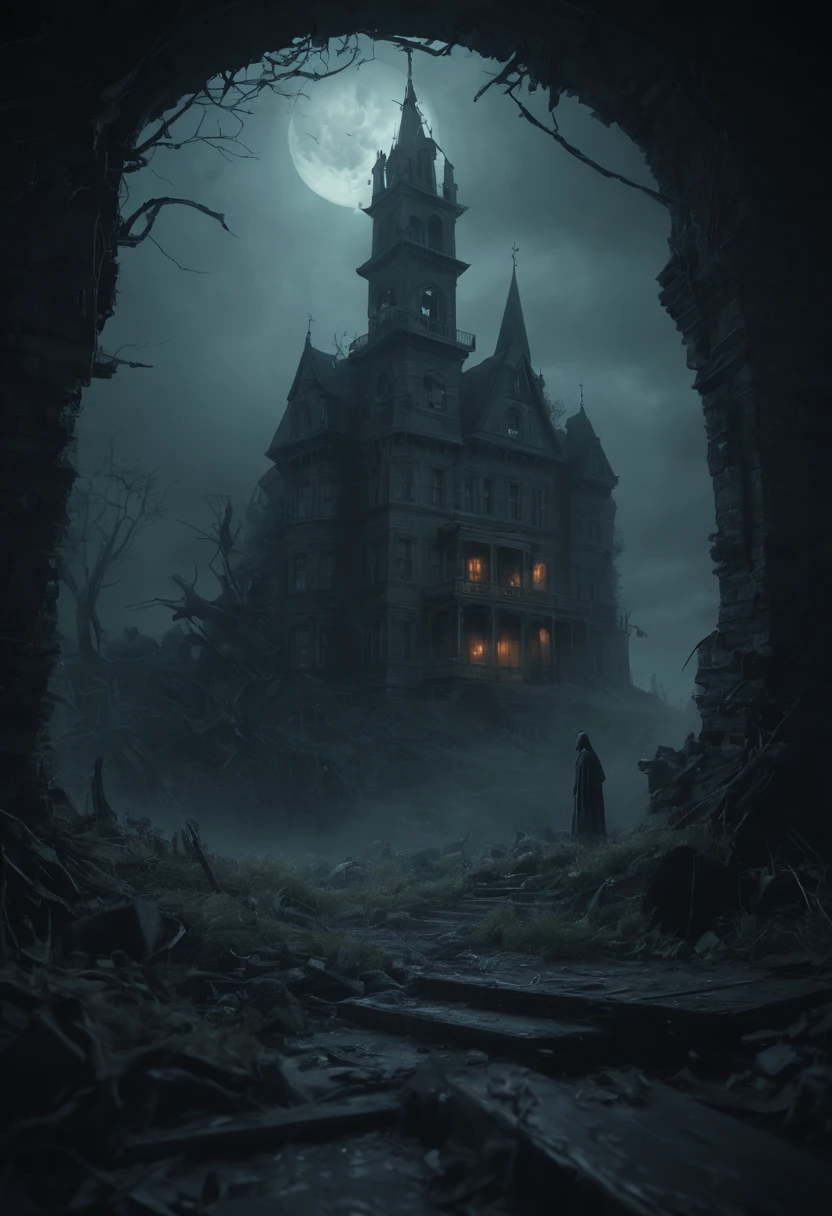 Eerie Places, by Charles, best quality, masterpiece, 8k