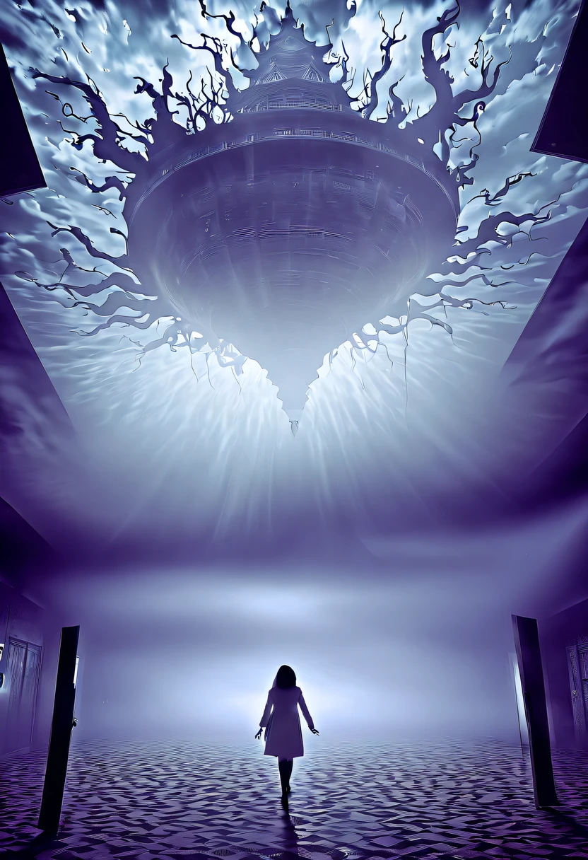 Strange place,Space-time misalignment,turn things upside down,confusing and ridiculous, 恐怖悬doubt,shrouded in mist,The screen in the room automatically lights up,strange flashing images,panicking,shrouded in fear,doubt,scary place,dangerous,Full of suspense,质doubt声不绝于耳,Fear of the unknown,Unpredictable danger,Frightening,behind,Hidden secrets,Find the truth,Unravel the mystery,才能摆脱这恐怖悬doubt之地