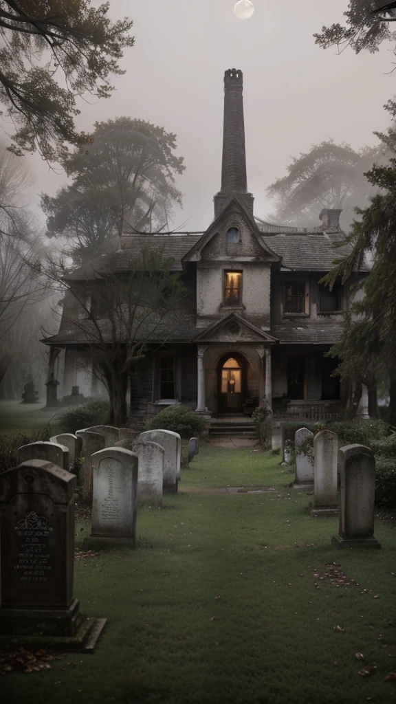 1. Woman, early 30s, long dark hair with bangs covering one eye, pale complexion, narrowed gaze, holding an old lantern, abandoned mansion, eery silence, cobwebs, creaky floorboards, dimly lit, high level of detail, realism, vintage dress, veil, mysterious aura, empty rooms, dusty furniture
2. Spooky forest, foggy night, full moon rising, trees with gnarled branches reaching out, hollowed-out tree trunks, mist swirling around, crickets chirping, dead leaves on the ground, old gravestones peeking through, moss covering the ground, eerie whispers,
