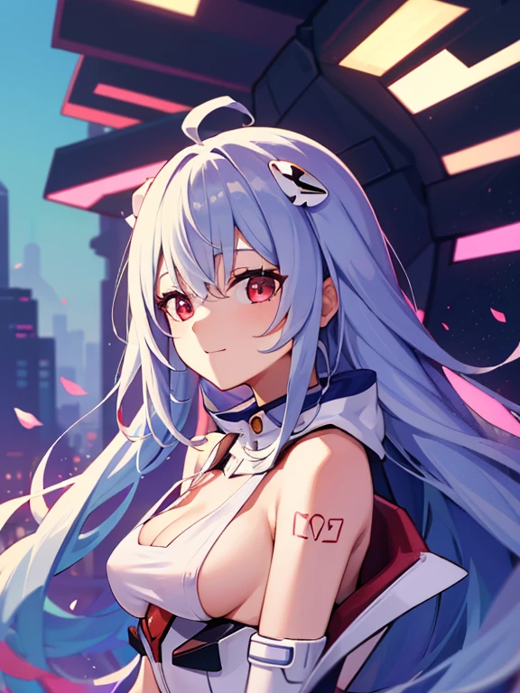 ((pieza masetero)),nsfw, de primera calidad, lightning, hermosos ojos detallados, hermoso cabello detallado, pelo flotante, 1 chica en, ayanami, pelo corto, s Armadura, expressionless face, Pieles, solo, cuello de tortuga, traje de cuerpo, mechas, Ciudad, un parque,、Una sonrisa