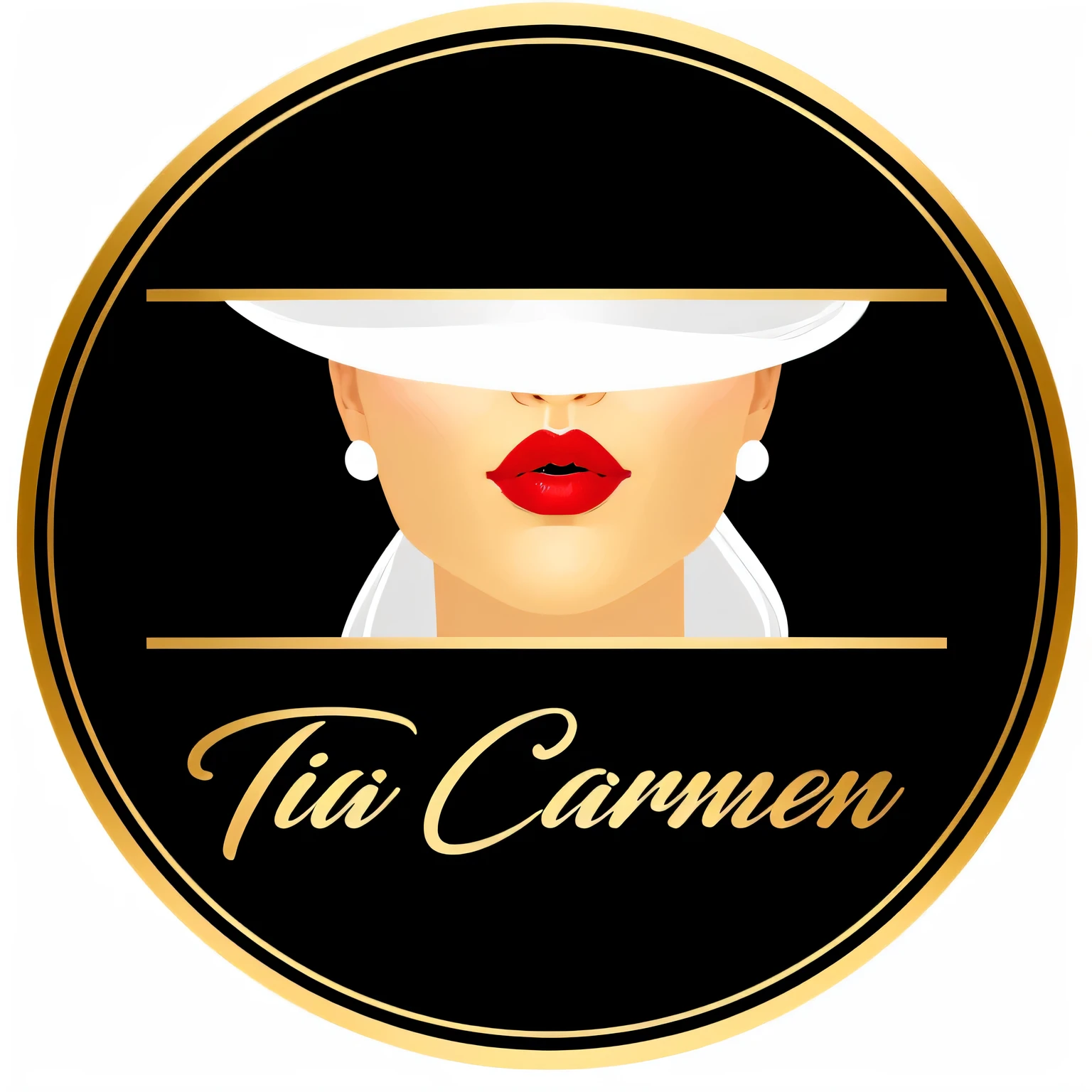 a close-up of a woman with a hat and lipstick on her lips, inspirado por Rhea Carmi, por Rhea Carmi,