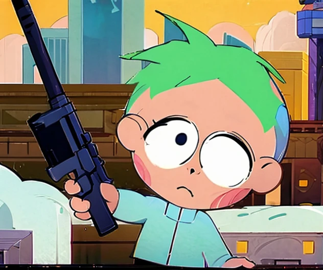 Butters Stotch got Gun on New York, Artist by Kim Sujeong 