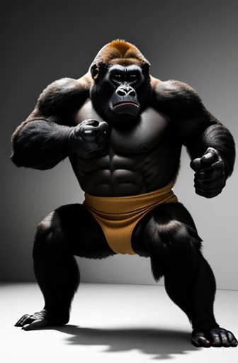 Gorilla angry fighting stance, Mehrdimensionales Quillingpapier, Kunst, Chibi,
Yang08k, Nice, bunt,
Meisterwerke, top quality, best quality, official Kunst, Nice and aesthetic,((8k ultrarealistisch))