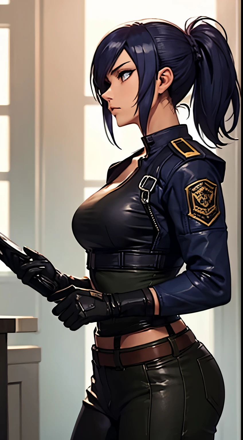 Foto de perfil, de lado, Leona heidern, kof2000, Multiple angles, registration with the police 