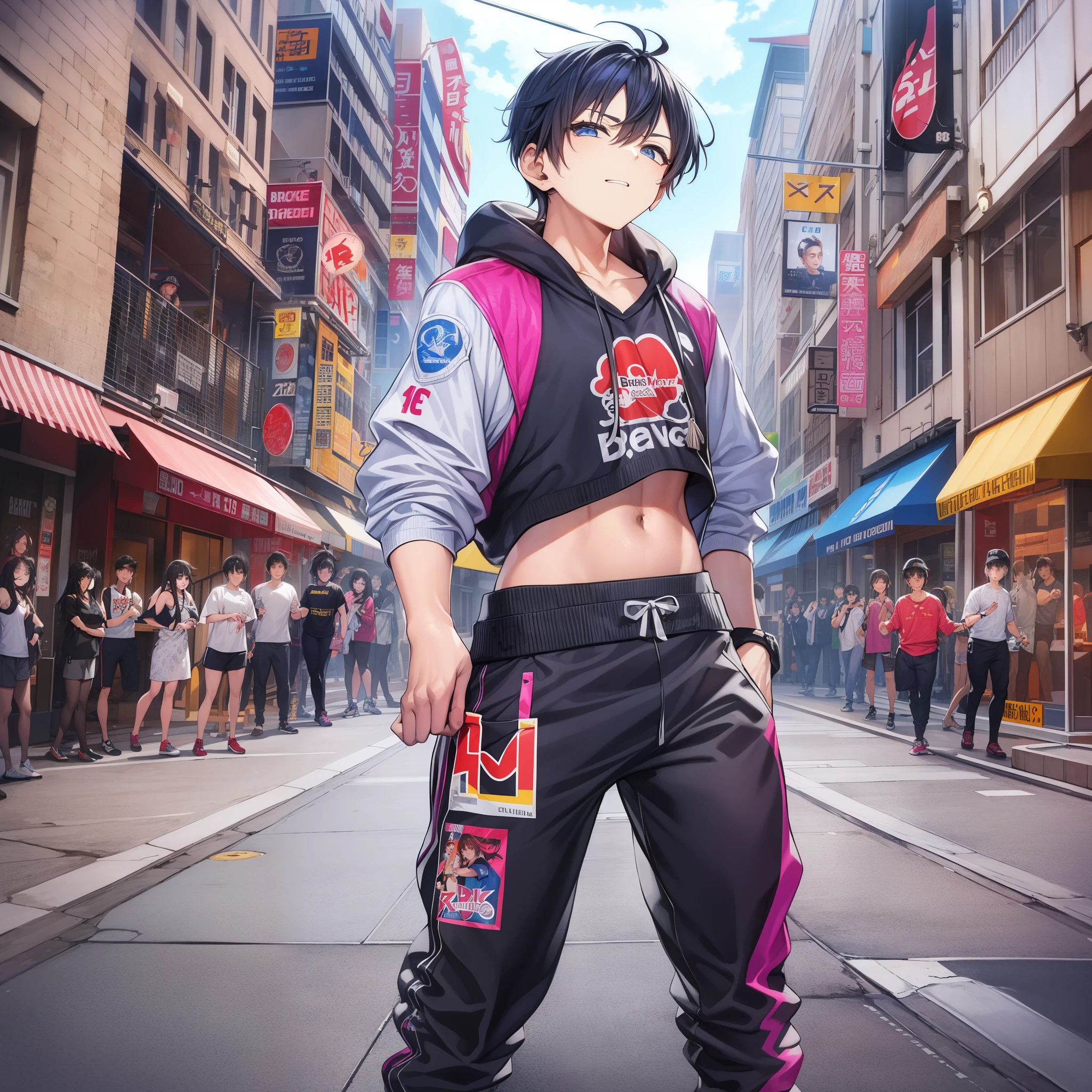 Street Dance、break danceの全盛期は、Said to be in the early 1980s。英語圏ではBreaking（breakin'）、B-boyング（b-boying）、B-Girling（b-girling）Also called、ダンサーをB-boy（b-boy）orB-ガール（b-girl）、breaker（breaker）Call。B-boy、B-ガールの“B”はblackの“B”と誤解されがちだが、this is wrong、What is B-boy? Break（breakthrough）person who does[Note 1]、Or someone who dances to breakbeats.。「break dance」「Breaking」The name is、It became widely known worldwide in the early 1980s.。 break danceは1970年代にnewyorkのサウスブロンクス地区のアフリカ系アメリカ人orラテンアメリカ人の若者達によって発展したStreet Danceのスタイルである[1]。Also、アフリカ・バンバータの提案でギャングが抗争をまとめる為に銃撃戦の代わりにbreak danceのバトルを用い、It is said that it led to the development。movie『Wild Style』(1982)はbreak danceを知らしめるに充分だった。 american hip hop journalist、Jeff Chen is「1970ー1980年代にかけてnewyork、black、A new street dance has spread among Latino kids。The style created subtle regional differences.。newyork、uplock in brooklyn、rocking、locking in los angeles、boogaloo in fresno、poping、サンフランシスコorオークランドではstruttinと呼ばれた。after that、In the mid-1980s, the media began to refer to these styles as break-dancing.」It states that[2]。 after、newyorkのロックステディークルー（Rock Steady Crew）Large-scale conflicts between crews such as、This led to the growth of the dance team.。Disco Club、Break dancers also entered public events.。Its popularity waned in the late 1980s, but、It incorporated movements such as African folk dances and had a steady but modest popularity.。In recent years「Battle of the Year」or「Red Bull BC One」World competitions such as、2024 Paris Olympics「Breaking」has been adopted as。