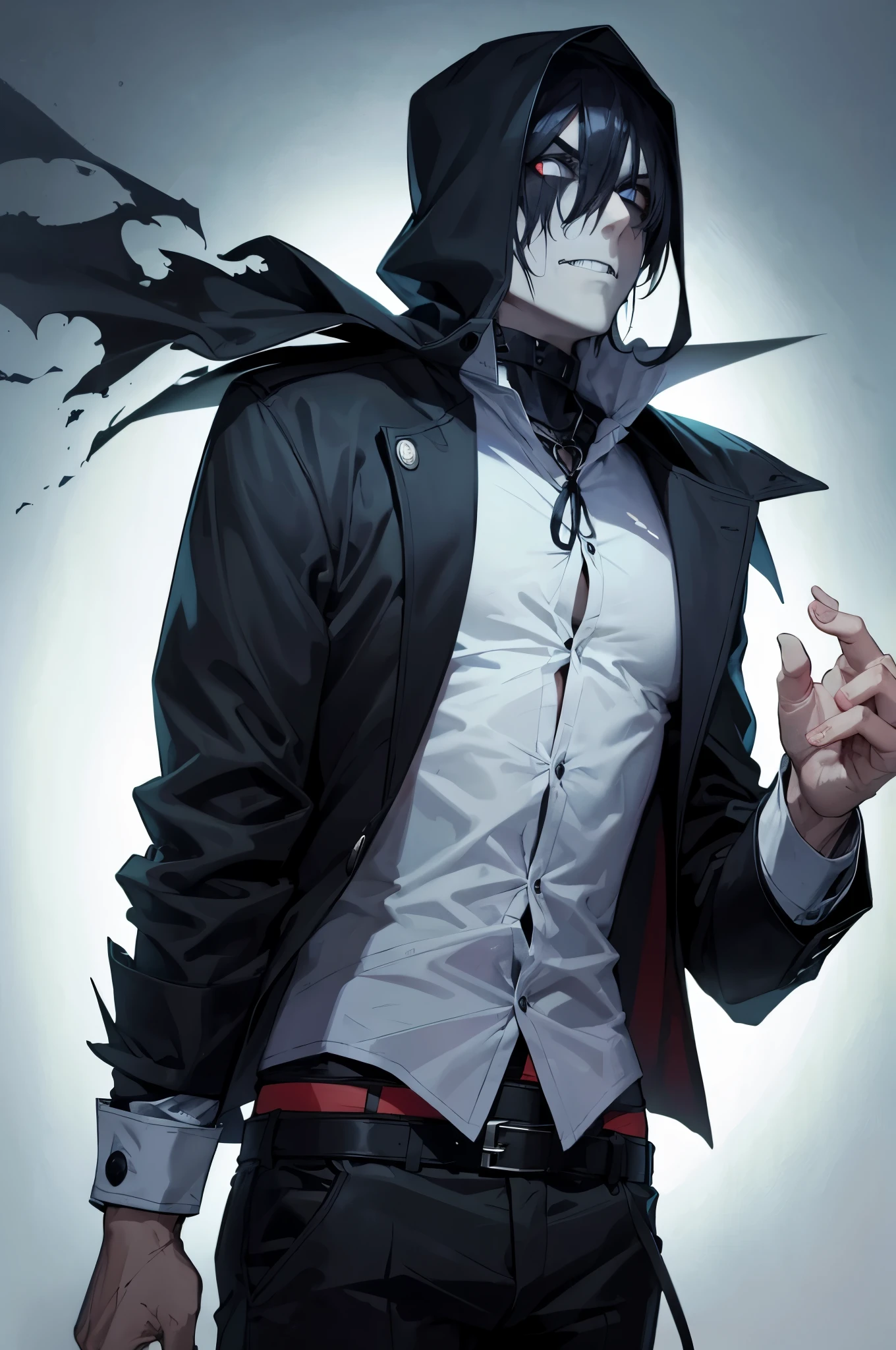 create an scary mysterious man