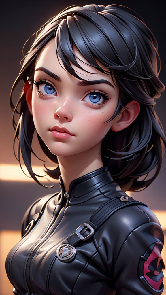 best quality, masterpiece, symmetric highly detailed eyes, girl, highly detailed background,  trending on (artstation:1.46), hyperrealistic, cinematic lighting, studio quality, 8k resolution, masterpiece, in the style of Pixar, by Tristan Eaton Stanley Artgerm and Tom Bagshaw