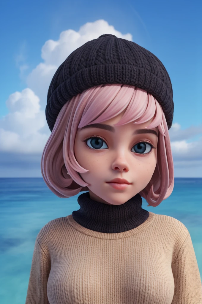 estilo 3dmm,(obra de arte, maximum quality, melhor qualidade, arte oficial, Lindo and aesthetic:1.2), (arte fractal:1.3), 1 garota, Lindo, altamente detalhado, cabelo roxo com um toque de rosa, olhos rosa, dark lighting, serious guy, looking the sky, sky, medium shot, black sweater, joia , na praia andando,estilo 3dmm,(obra de arte, maximum quality, melhor qualidade, arte oficial, Lindo and aesthetic:1.2), (arte fractal:1.3), 1 garota, Lindo, altamente detalhado, cabelo roxo com um toque de rosa, olhos rosa, dark lighting, serious guy, looking the sky, sky, medium shot, black sweater, joia ,