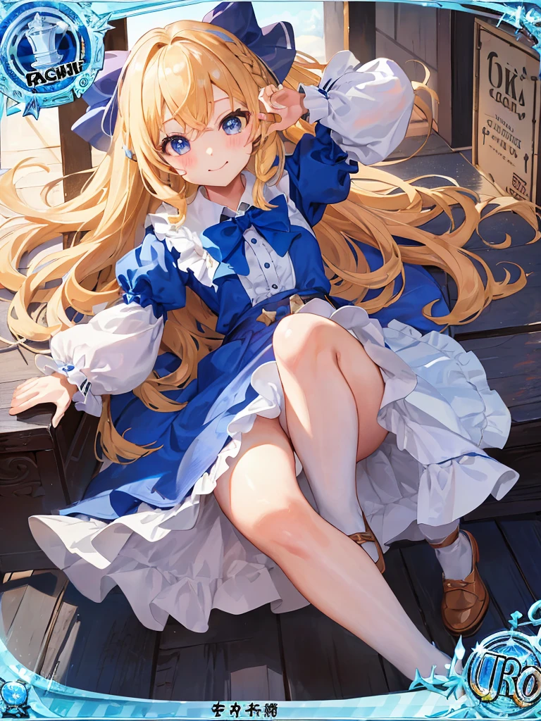 photo-realistic, (masterpiece,highest quality:1.4),(8K,RAW photo,photo-realistic:1.2), fine skin, detailed face,1 girl,japanese idol,cute face, girl, Not safe for work, (RAW photo, photo-realistic: 1.2), 1 girl, hair length,NSFW,(((NO Panties))),(((pussy))) blue eyes, blonde hair, light smile, ((shiny wavy hair)), crown, jumping, Pose seen from below, dress, bow, (clock, wonderland), ゴシックなdress, hair band, movement, looking at the viewer, short sleeve, bow hair, blue hair band, laughter, blush, put your hand on your face , ブルーdress, Alice (Alice in Wonderland), hair between eyes, 白いfrillsのレッグウェア, ((bowを青くする)), throne, puffy sleeves, Put your hand on your cheek, bangs, エプロンdress, short sleeve, ((青いbowのリボン)), long hair, (mini crown), legs protrude from the frame, frills, white ゴシックなdress,: q, masterpiece, highest quality, (worn skirt, twat, camel toe)), Not safe for work, girl, , 14, 編み込みbangs,beautiful regs,