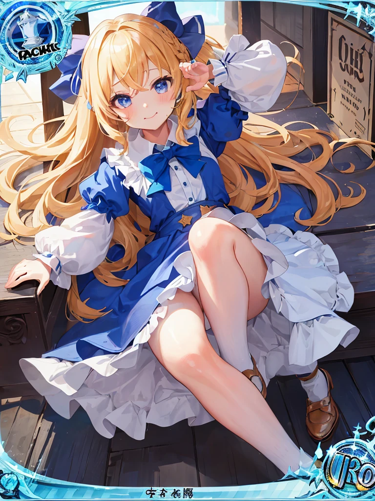 photo-realistic, (masterpiece,highest quality:1.4),(8K,RAW photo,photo-realistic:1.2), fine skin, detailed face,1 girl,japanese idol,cute face, girl, Not safe for work, (RAW photo, photo-realistic: 1.2), 1 girl, hair length,NSFW,(((NO Panties))),(((pussy))) blue eyes, blonde hair, light smile, ((shiny wavy hair)), crown, jumping, Pose seen from below, dress, bow, (clock, wonderland), ゴシックなdress, hair band, movement, looking at the viewer, short sleeve, bow hair, blue hair band, laughter, blush, put your hand on your face , ブルーdress, Alice (Alice in Wonderland), hair between eyes, 白いfrillsのレッグウェア, ((bowを青くする)), throne, puffy sleeves, Put your hand on your cheek, bangs, エプロンdress, short sleeve, ((青いbowのリボン)), long hair, (mini crown), legs protrude from the frame, frills, white ゴシックなdress,: q, masterpiece, highest quality, (worn skirt, twat, camel toe)), Not safe for work, girl, , 14, 編み込みbangs,beautiful regs,