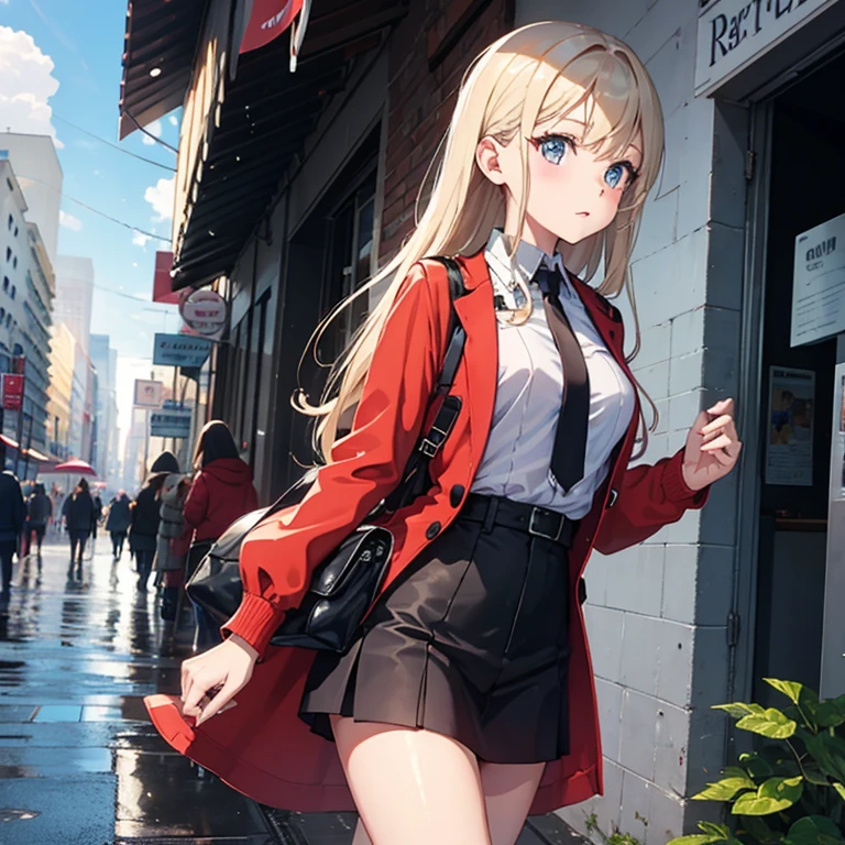 anime、cartoon characters、City of Rains、rendezvous、ignore fate、walk、Even if I look for your figure, I can&#39;t find it