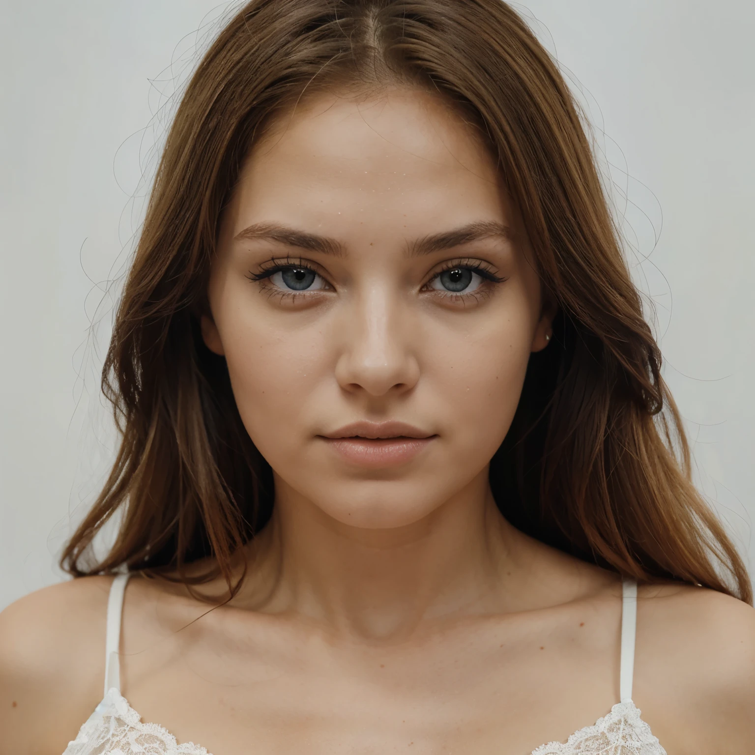 Mujer sueca, rubia, de ojos azules, piel blanca, alta,
