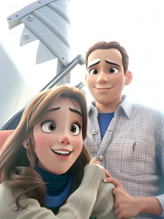 Casal feliz igual filme da Disney amor