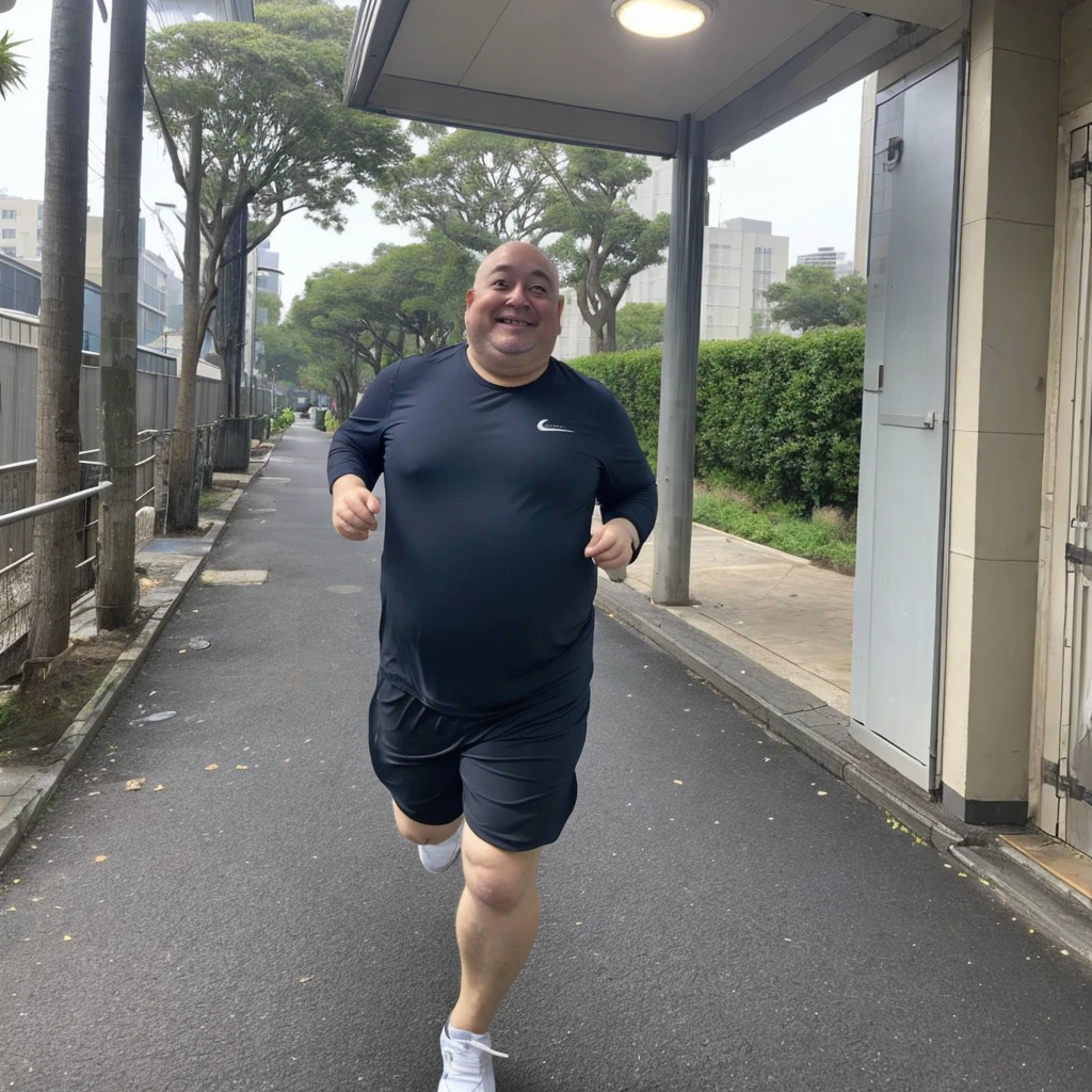 highest quality、fat old man goes on a diet、Running with Room Runner