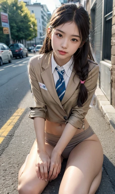 Sentada, rodillas dobladas