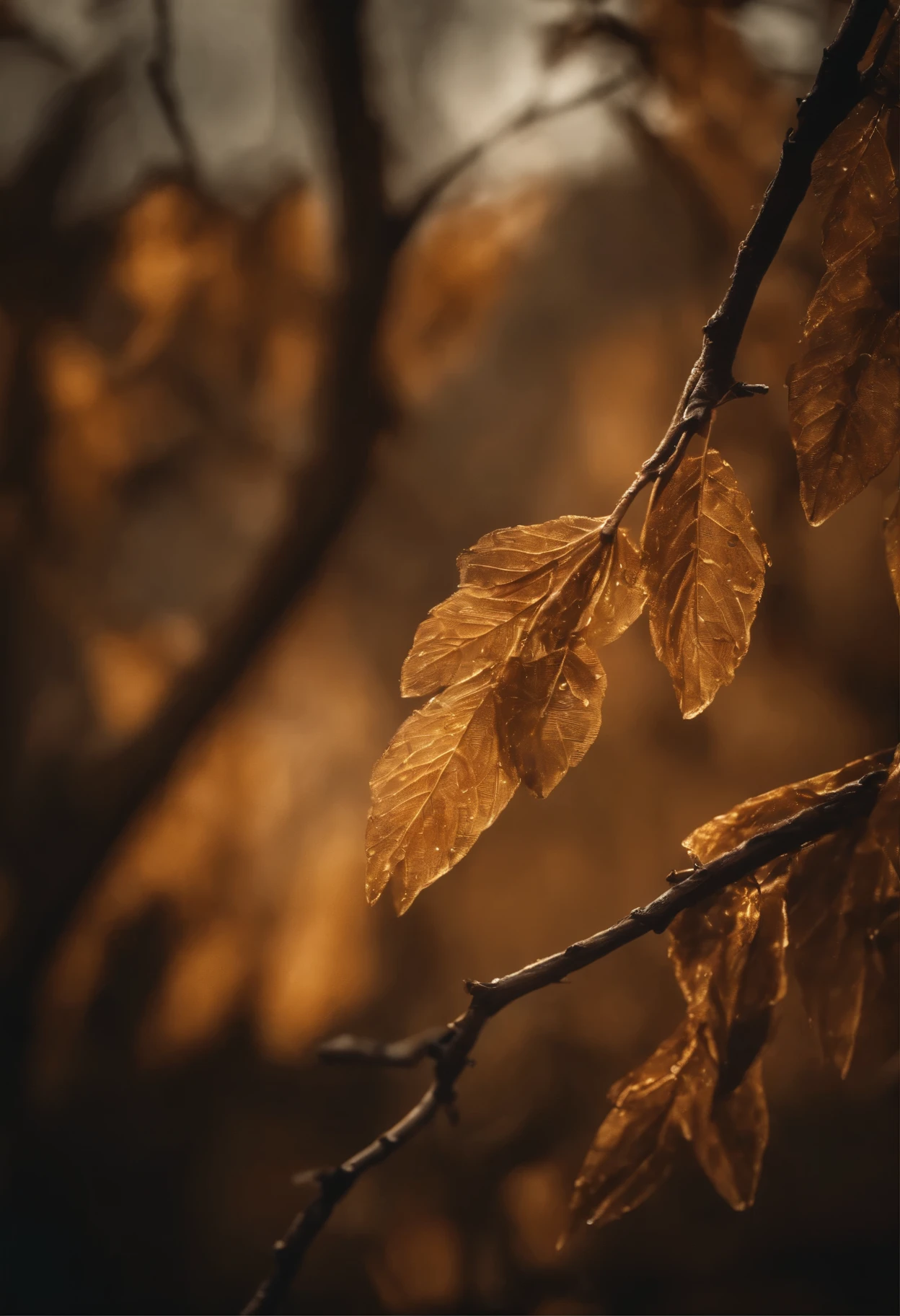 tear, branches, diamond, rhythm, pulse, fire, gold